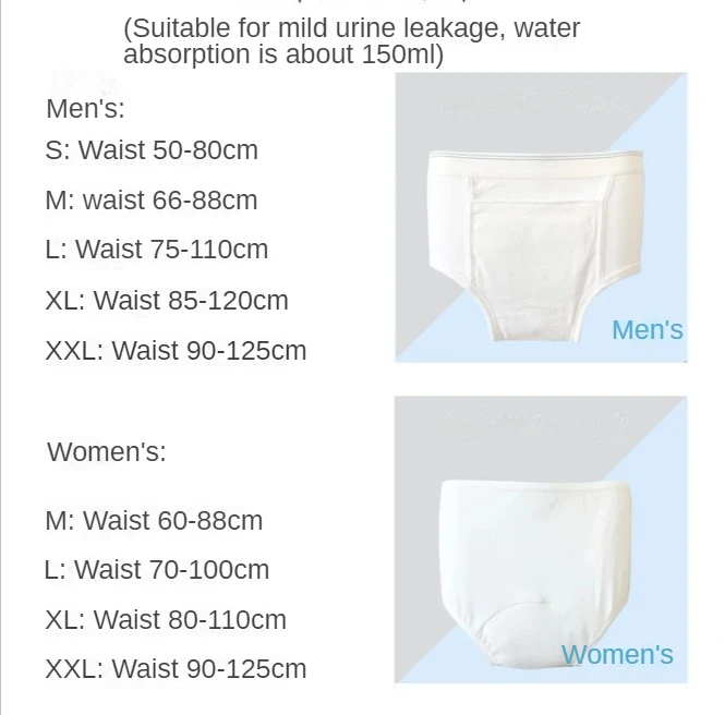 Reusable Adult Incontinence Underwear for Men and Women Comfortable and Waterproof Protection against Leaks and Odors 2