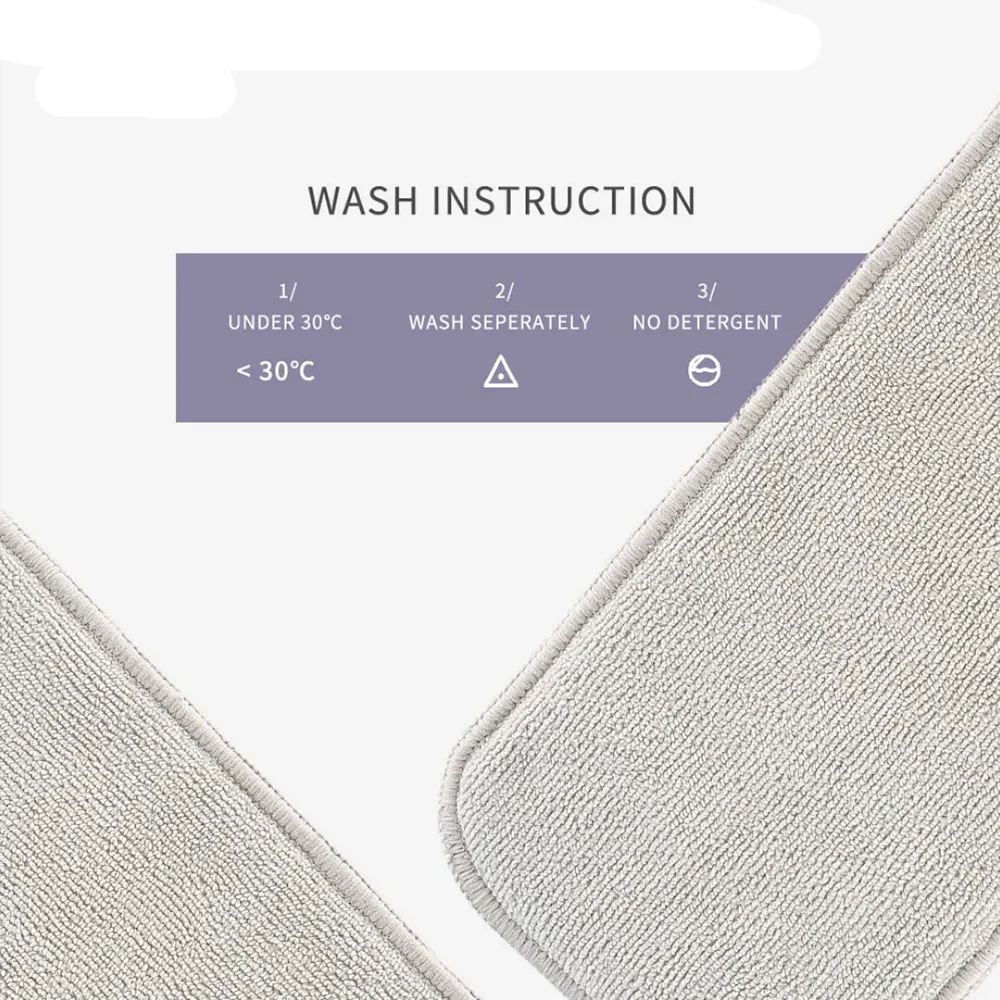 3 Layers Gray Microfiber Cloth Diaper Nappy Insert Super Absorbent 35x13.5cm Fit Baby Cloth Pocket Diaper 10pcs
