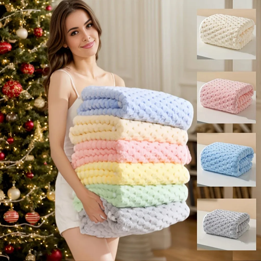 Thick Coral Fleece Microfiber Bath Towel 1
