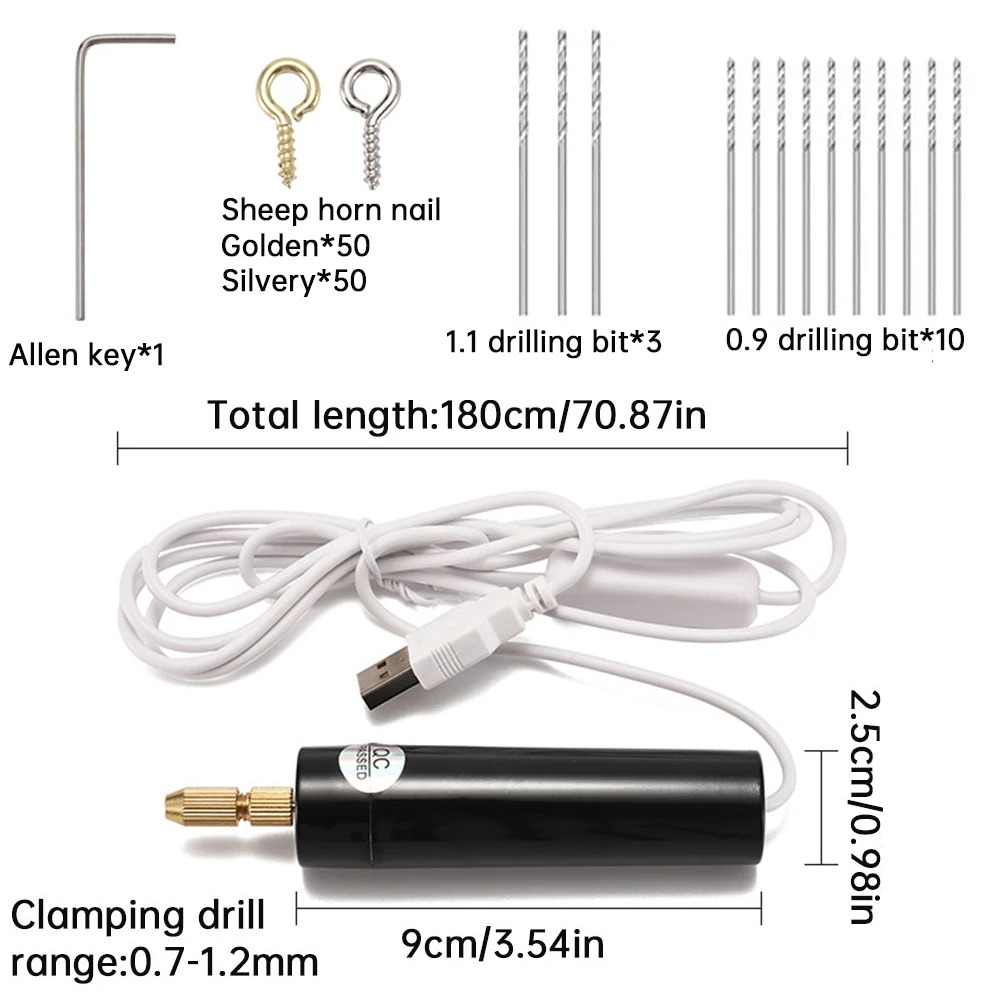 Multiutensile Rotativo DEKOPRO 126 Pezzi - Trapano Elettrico 35000 RPM Con Albero Flessibile - Foto 3