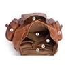 Natural Leather Men Backpack Handmade Genuine Leather Laptop Backpack Vintage Travel Bags Large Capacity Boys Shoolbags 2