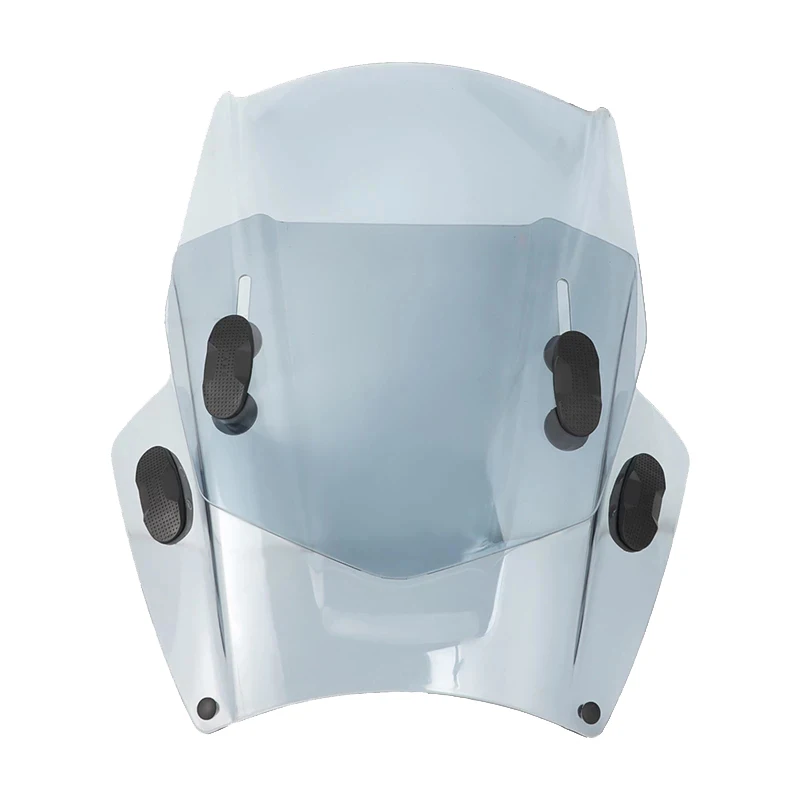 

Motorcycle Universal Adjustable Windshield Windscreen for BMW Suzuki Kawasaki Honda Yamaha Gray