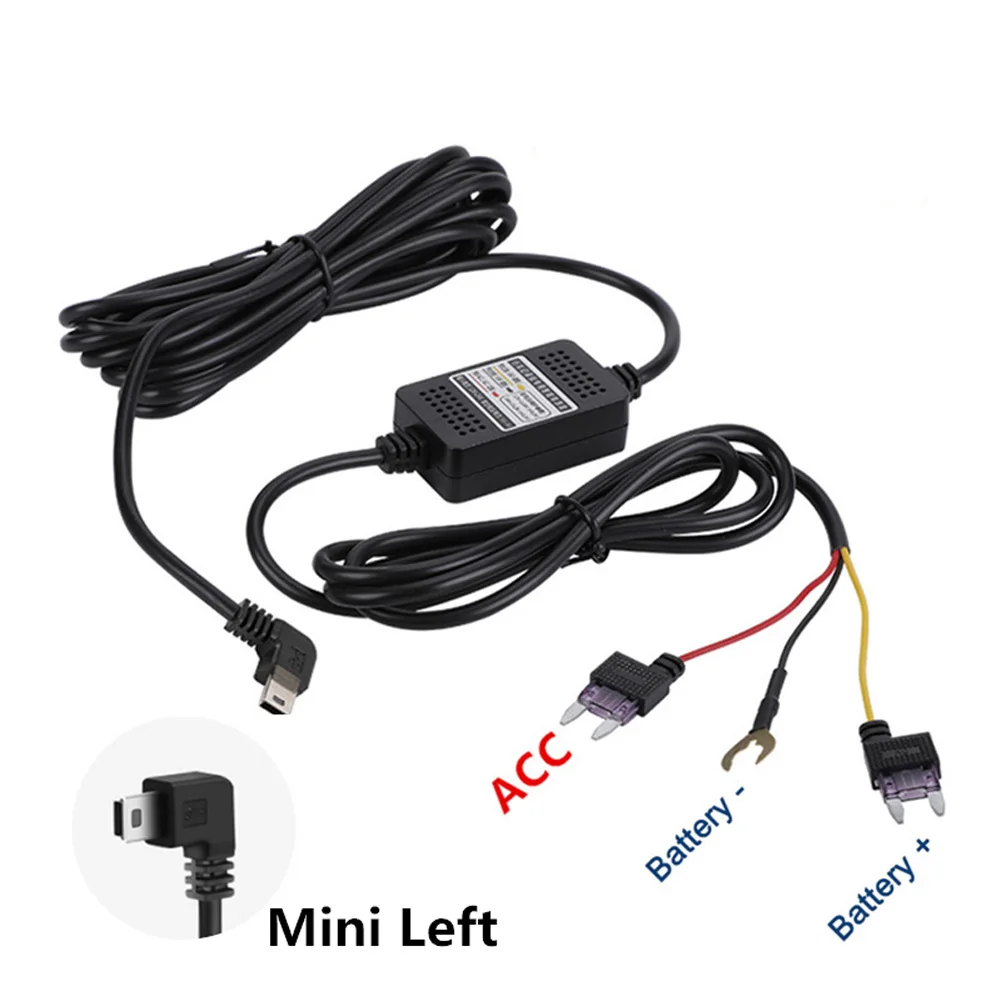 DC 12V to 5V 2A 3.1M Car Charge Cable Mini / Micro / Type-C USB Hardwire  Cord Auto Charging for Dash Cam Camcorder Vehicle DVR - AliExpress