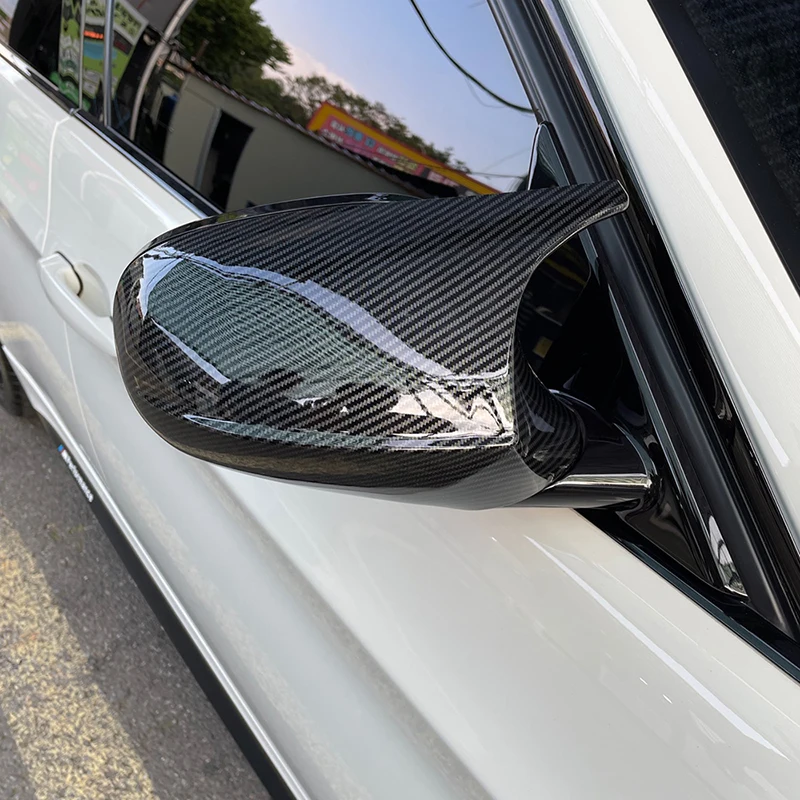 Rhyming 백미러 커버 윙 사이드 미러 캡 자동차 액세서리 BMW Facelift E90 E91 2008-2011 E92 E93 2010-2013 LCI