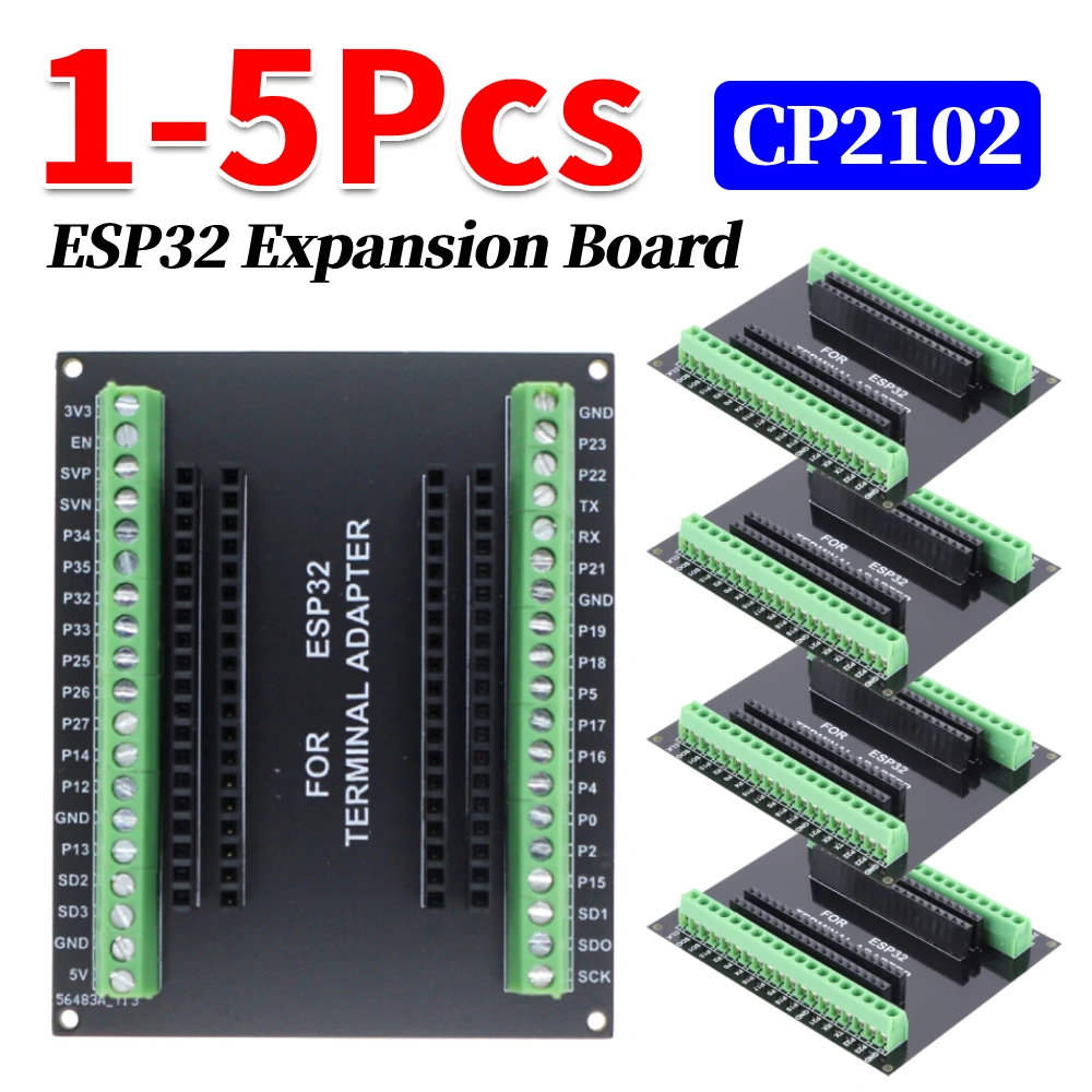 ESP32 개발 보드 CP2102 칩 NodeMCU-32S Lua 38핀 모듈 마이크로 USB 인터페이스 블루투스 호환 GPIO 확장 보드