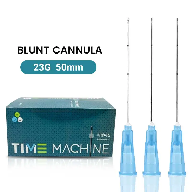 Medical Sterile microcannula 25g 50mm 70mm Blunt Tip Micro Cannula Needle for Injectable Hyaluronic Acid Fillers 4