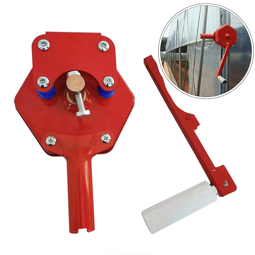 

Machine Lifting Device Window Opener Manual Ranch Self Locking Roll Up Greenhouse Hand Crank Winch Ventilation Sidewall Film