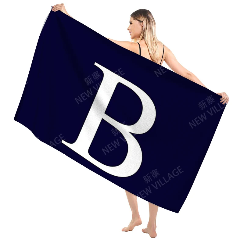 Bathroom Bath towel for adults sauna Large beach towel Gym Large hotel woman shower quick drying microfiber simple letter