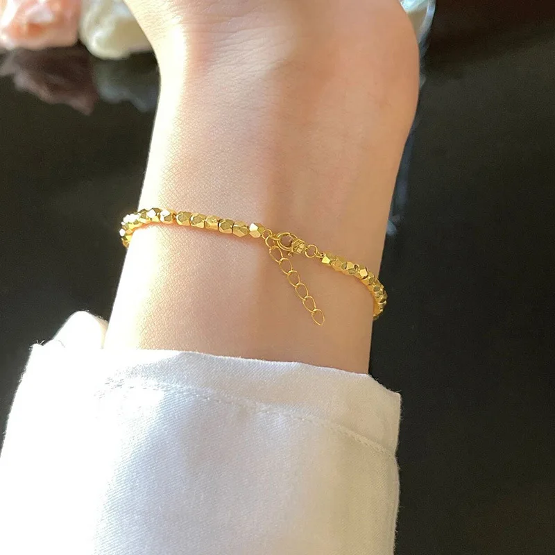 18K Gold Bracelet For Women Broken Silver Several Two Bracelets 