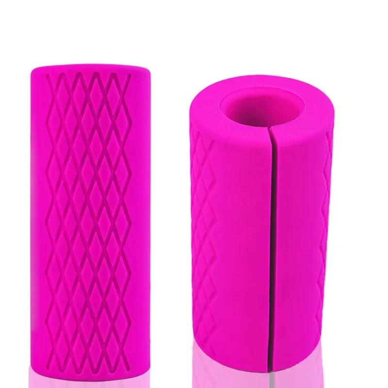 thumbnail image 1 of Gym home dumbbell grip, barbell grip, rubber sleeve bulky handle dumbbell barbell dedicated to fitness bloggers, 1 of 7