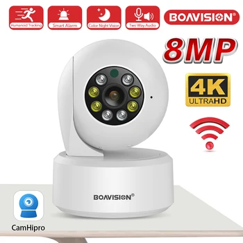 BOAVISION HD 4K 8MP 4MP Wifi PTZ Camera AI Human Auto Tracking Two Way Audio Color Night Vision Smart Home Video Security Camera 1