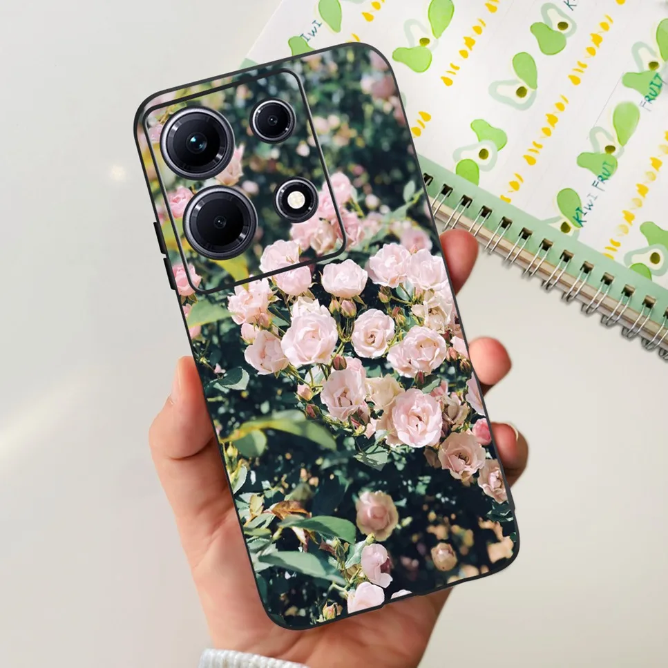 Black Silicone Cute Cat Cartoon Painted Case - Fashionable Protective Bumper Cover