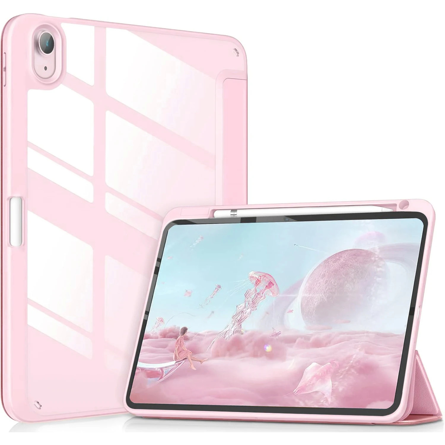 Universal Protective Tablet Case with Pencil Holder and Versatile Design