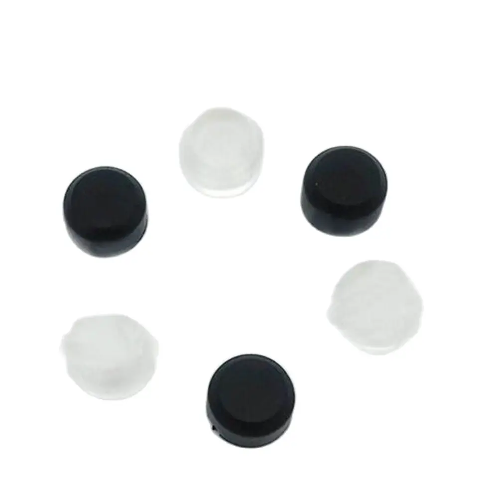 Tactile Button Caps 100pcs Silicone Round Hole 6*6mm Push Button Switch Caps