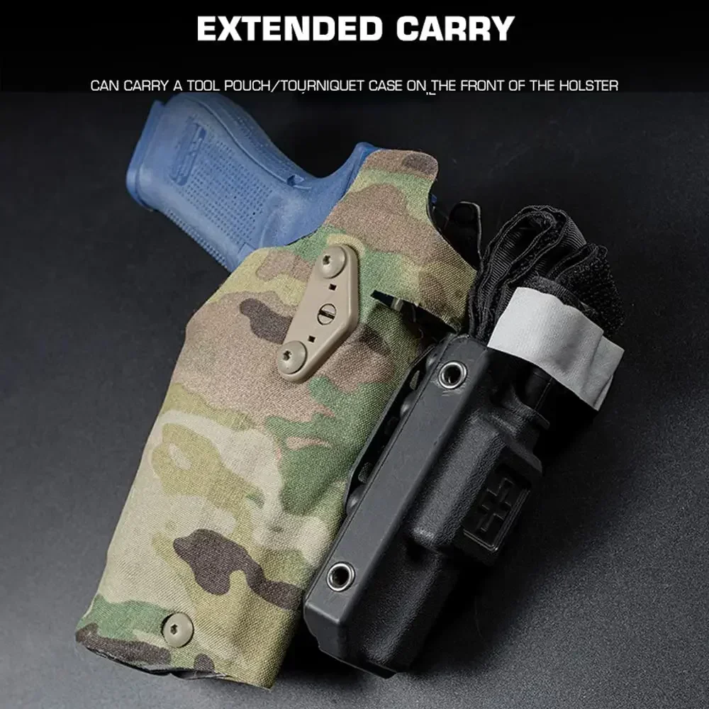 NEW Tactical Holster Negative Cant Plate Equipment Mount Airsoft Handgun Case NCPE Extension Tourniquet Front Mounting Platform 6