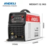 ANDELI 380V MIG Welder Double Pulse MIG TIG ARC 3 IN 1 Industrial Semi-automatic Welding Machine Aluminum Metal Spool Welding 2
