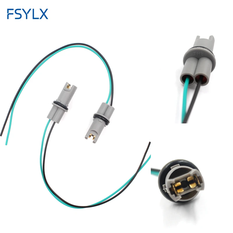 Lamp holder led lamp bulb base light bulb socket light holder socket connector plug adapter FSYLX Car Styling 30CM T10 Led Bulb Socket Holder T15 W5W 194 168 Wire Cable Adapter Plug Connector T10 Auto Bulb Adaptor