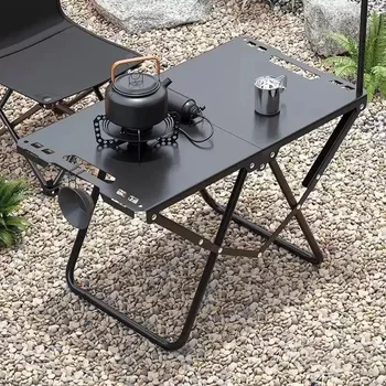 Tavolo tattico da esterno, tavolo pieghevole multifunzionale, tavolo da campeggio leggero, piccolo tavolino da tè, tavolo da picnic, attrezzatura da campeggio