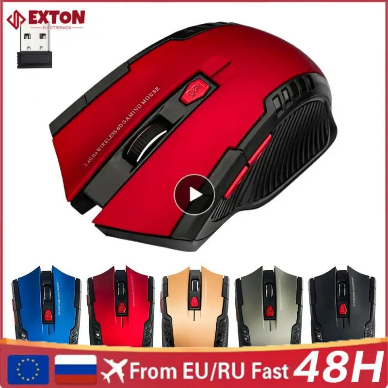 Mouse Da Gioco Mouse Wireless 1600Dpi 2.4Ghz Mouse Per Computer Wireless Mouse Da Gioco Mouse Ergonomico Per Computer Portatile