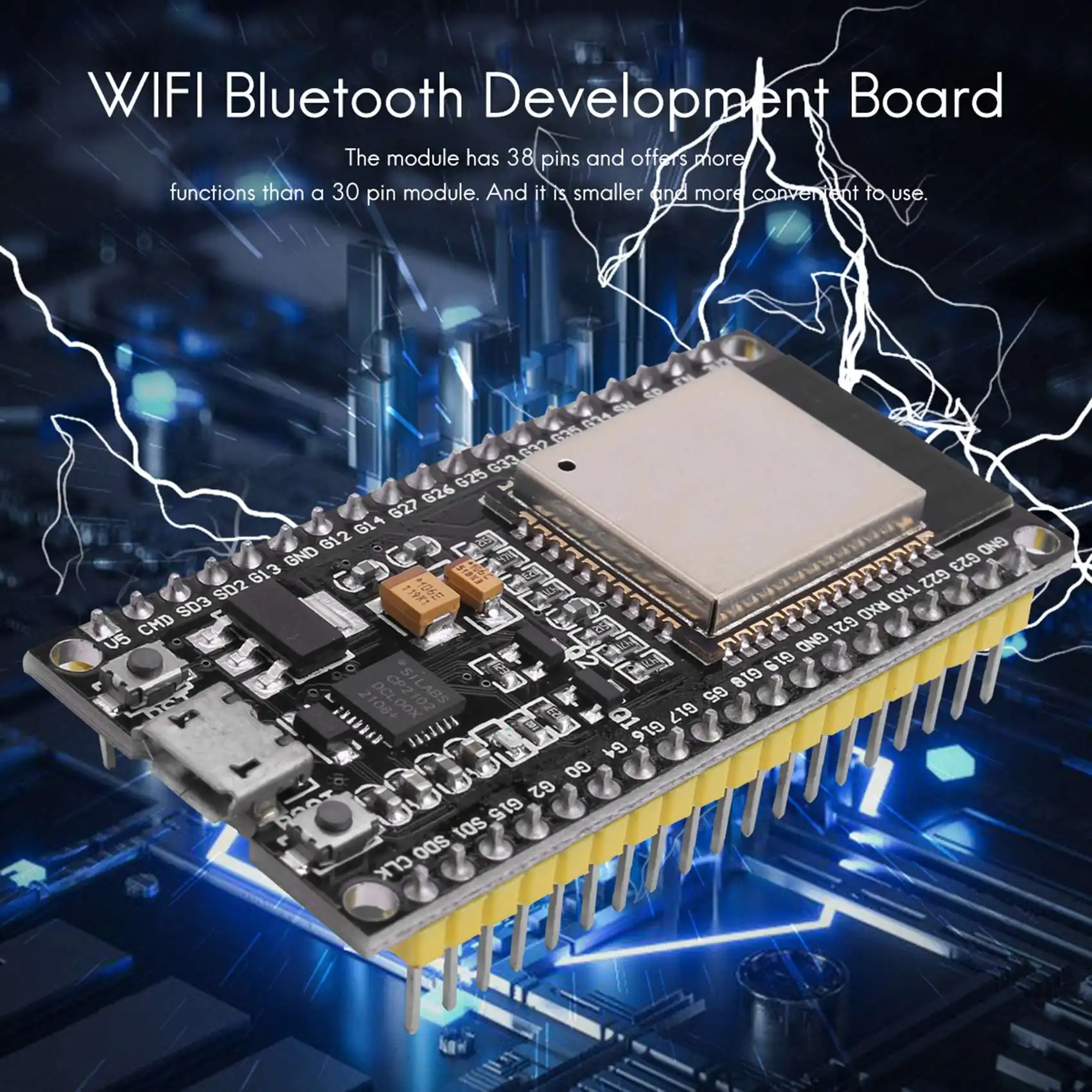 ESP32 NodeMCU  WLAN WiFi Dev ŰƮ C  , CP2102 ȣȯ
