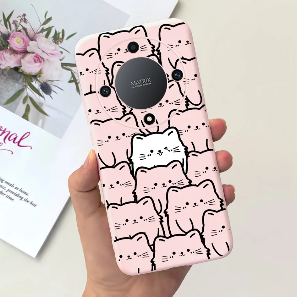 Lovely Cartoon Flower Slim Soft Silicone Phone Case Cover