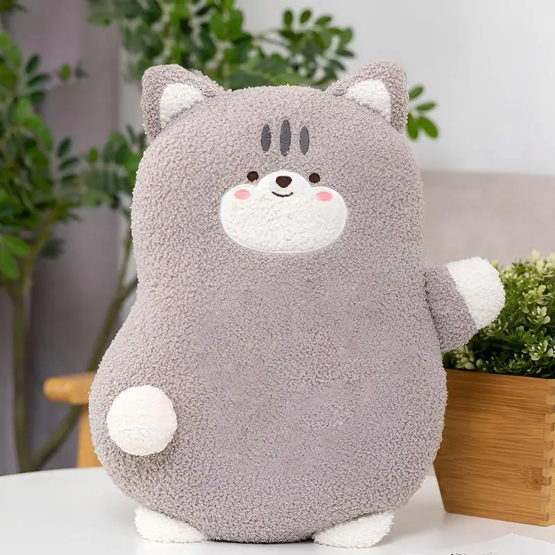 

Плюшевая игрушка-Кот, милый мягкий Кот, Мягкое Животное, 45 см, кошка, плюшевая фигурка, игрушки, Пушистая кошка, игрушка для дивана, спальни, украшение автомобиля