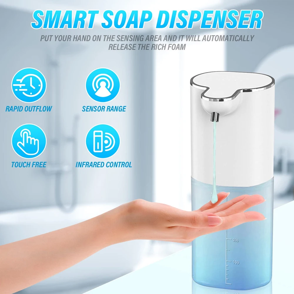 

Automatic Soap Dispenser Touchless Foam Gel Liquid Soap Dispenser Wall Mounted Or Tabletop Smart Washing Hand Machine 400ml