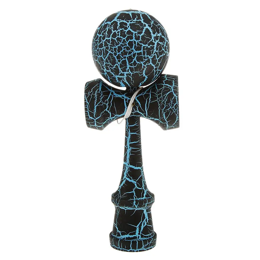 Full Crackle Paint Kendama Japanese Traditional Toy Kids Wooden Skill Ball Games Full Crackle Paint Kendama Japanese Traditional Toy Kids Wooden Skill Ball Games