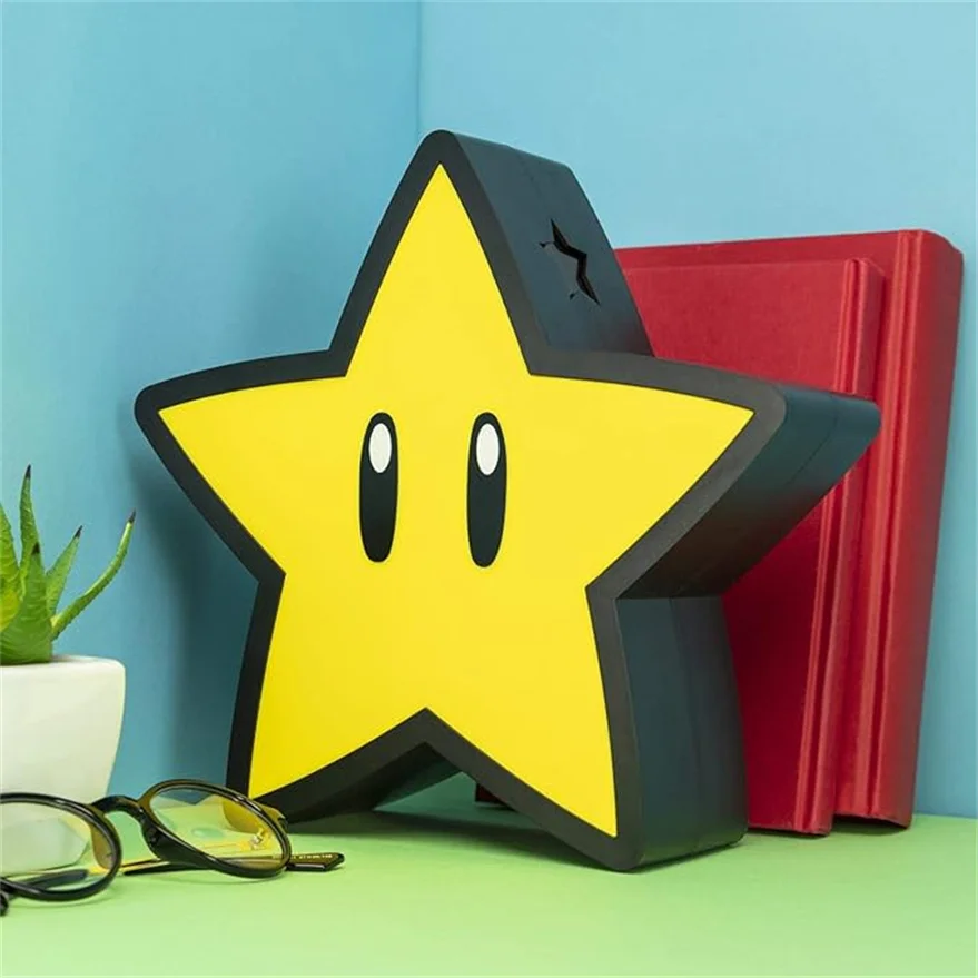 Retro Cute Star Night Light Sound Effect Animation Decorative Night Light USB Game Atmosphere Light, Christmas Gift For Children