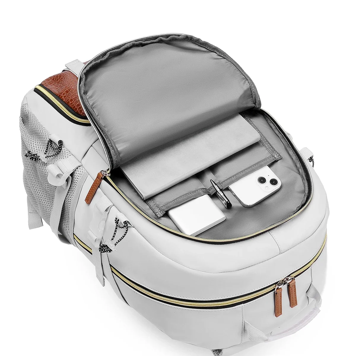 Waterproof Travel Backpack - Multi-Functional Outdoor Organizer Bag with Anti-Theft, School Daypack Carry-On Hiking Backpacks