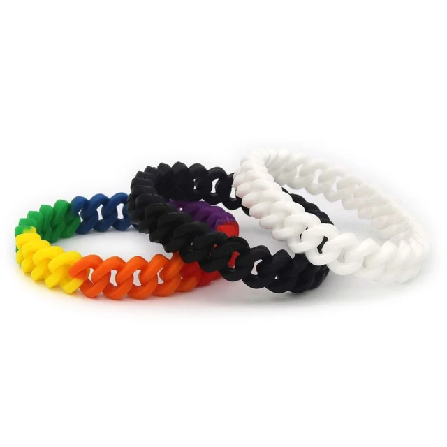 Rainbow Rubber Bracelet