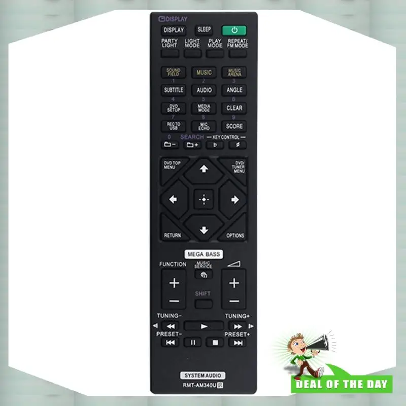 MHC-V02 MHC-V11 MHC-V77W MHC-V90W SA-V90W MHC-V90DW 교체용 리모콘 RMT-AM340U 홈 Aud용 24시간 배송