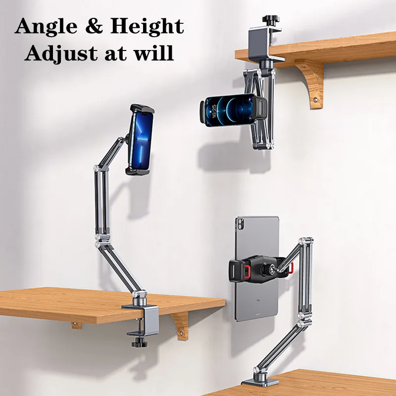 Oatsbasf-suporte Ajustável de Cabeceira Tablet Lazy Arm Suporte Desktop Iphone Samsung Xiaomi Mini Ipad Bed Mount 412.9 360 ° - Imagem 4