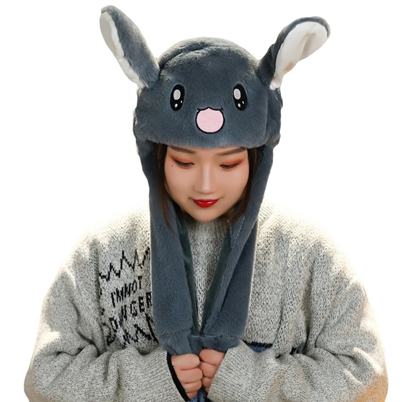 

Novelty Ear Moving Hat Christmas Thanksgiving Decoration Hat Adult Carnival Hat Party Rave Festive Cap N7YD