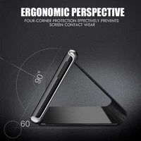 for huawei nova 5t case smart mirror view case for huawei nova5t stand phone cover on huwei nova 5 t yal-l41 shockproof coque 2