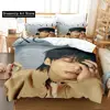 3D Print Kpop Jeon Jung Kook Album Bedding Set Boys Girls Twin Queen King Size Duvet Cover Pillowcase Bed boys Adult Bedroom 3