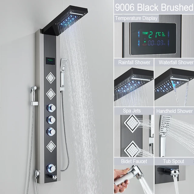 9006 Black Brushed