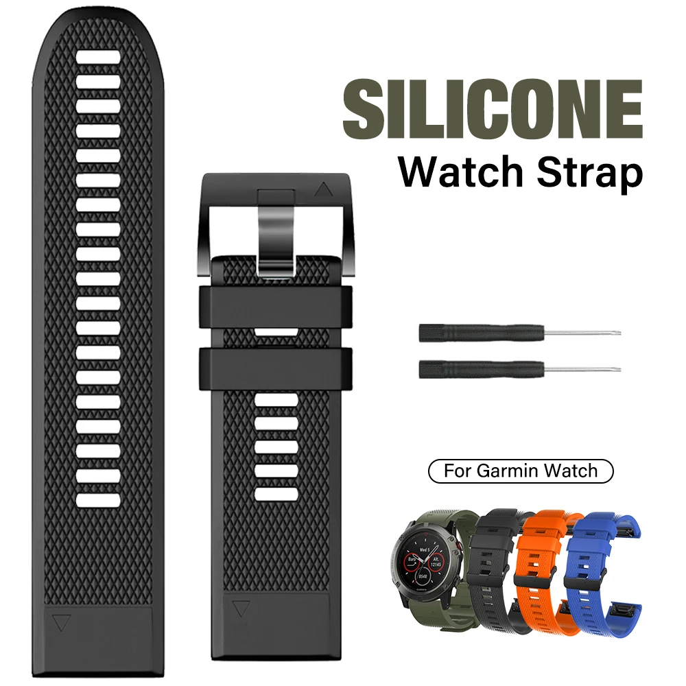 Elegant QuickFit Bracelet Wristband, Adjustable 20mm 22mm 26mm Strap for Premium Sports Watches