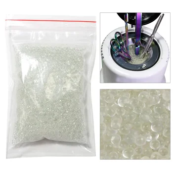 120g Sterilizzatore Attrezzatura per manicure Scatola Pentola Nail Art Perline di quarzoite Strumenti con sfere di vetro ad alta temperatura