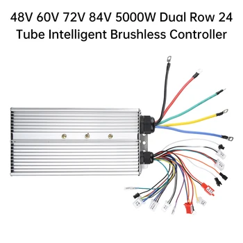 Controller motore DC senza spazzole intelligente per bici elettrica 5000W 48V/60V/72V/84V con doppio tubo MOS Accessori per scooter elettrici