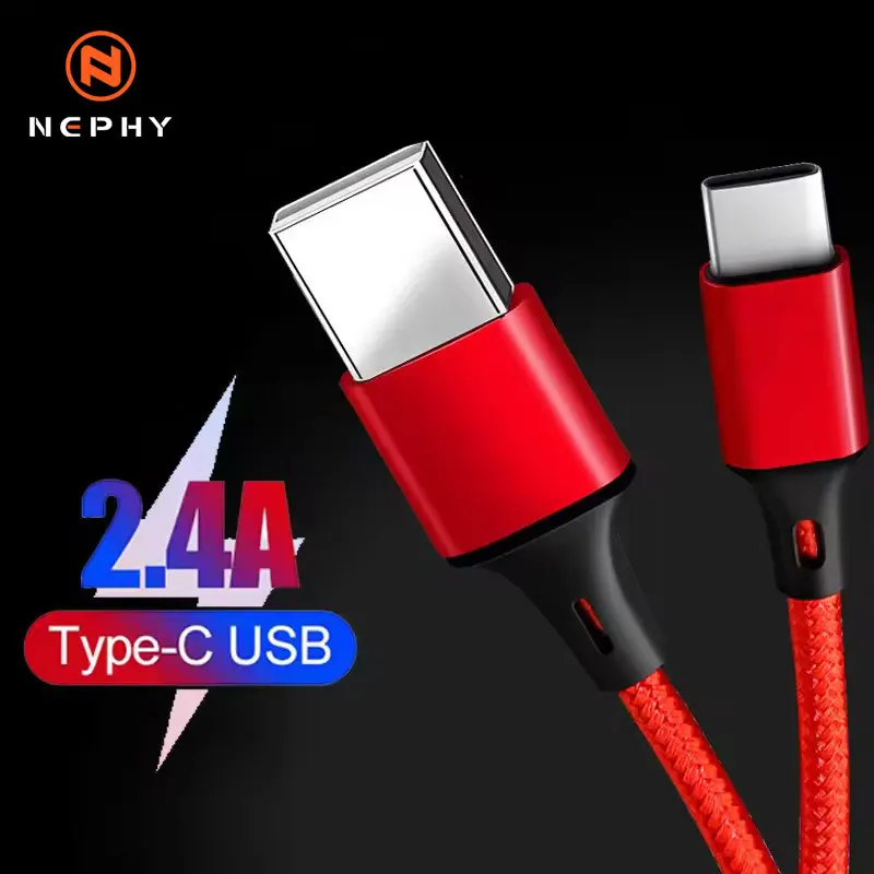 สายชาร์จ USB Type-C 2 เมตร สำหรับมือถือทุกรุ่น