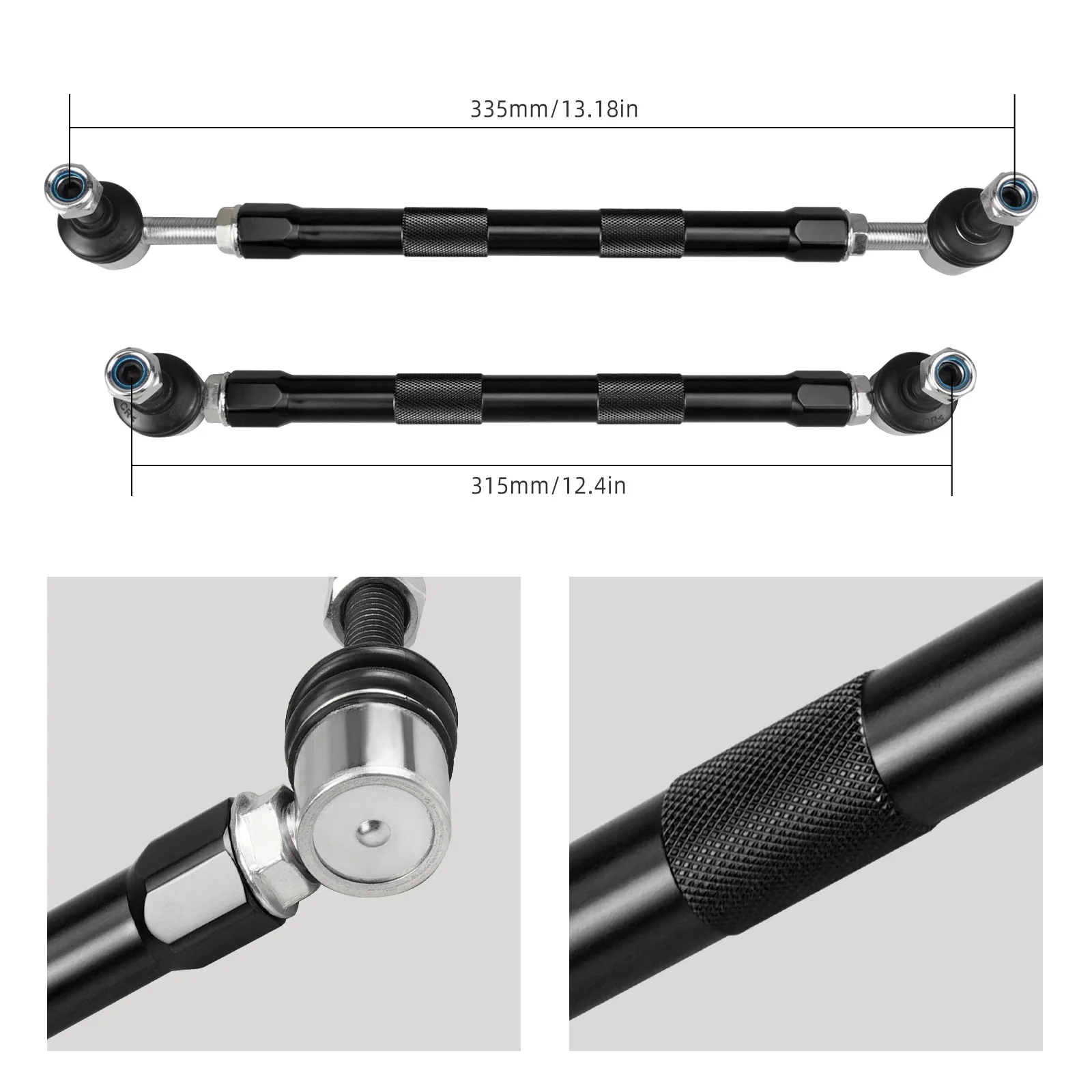 BEVINSEE Einstellbarer Vorderachslenker für VW Golf 7/7.5/6/5, für VW Jetta/GLI 7/6/5, für Audi A3 S3 8V TT 8J, ersetzt 5Q0411315A – Detail 5