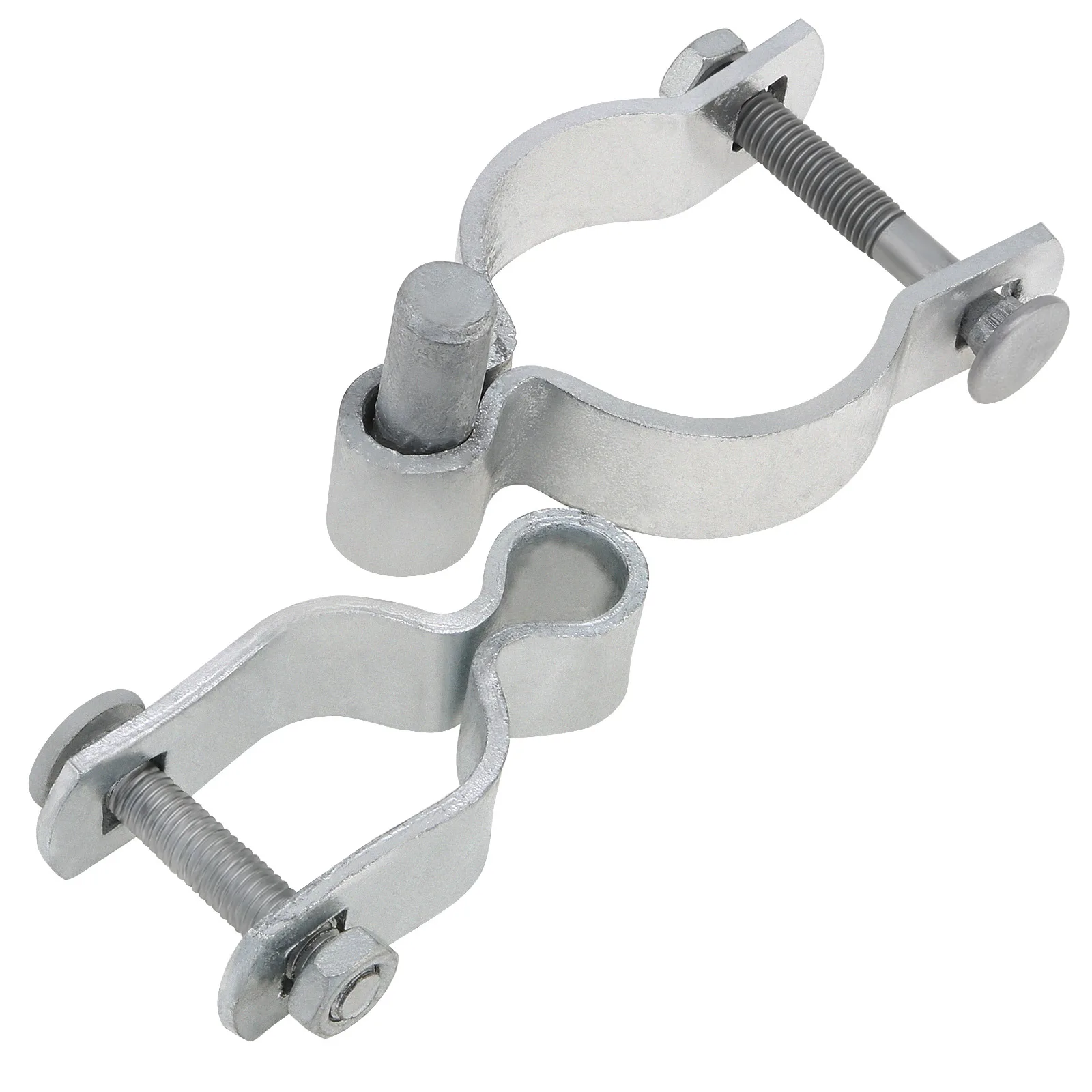 1-3/8 x 2-3/8 Chain Link Fence Gate Post Hinge 1-3/8 Female Hinges 2-3/8 Male Hinges Heavy Duty Gate 2pcs