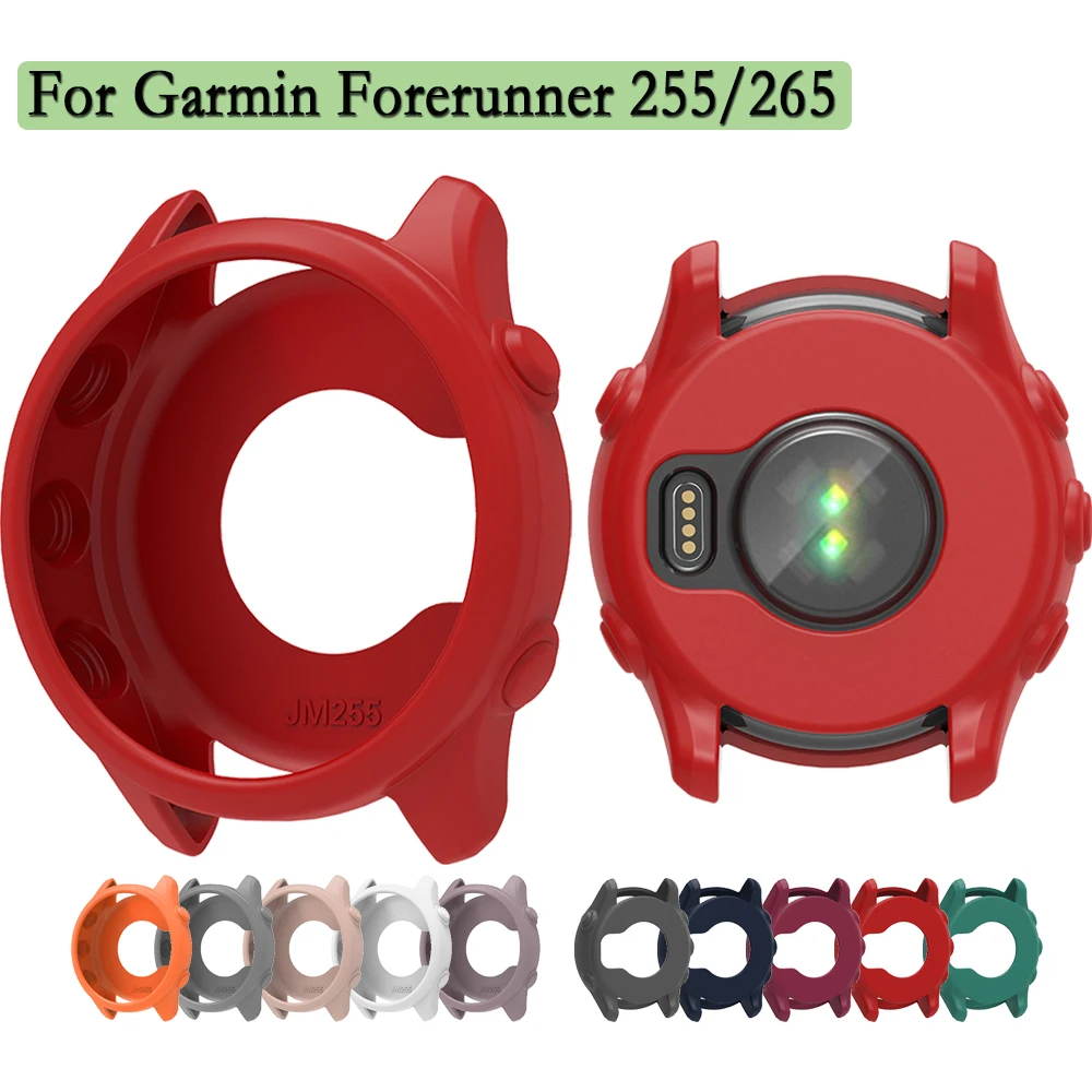 Watch Case For Garmin Forerunner 255/265 Soft Silicone Cover Anti Scratch Protective Shell Watch Accessories watch screen protector case watch accessories apple watch screen protector case watch case watch protective case watch protective cover