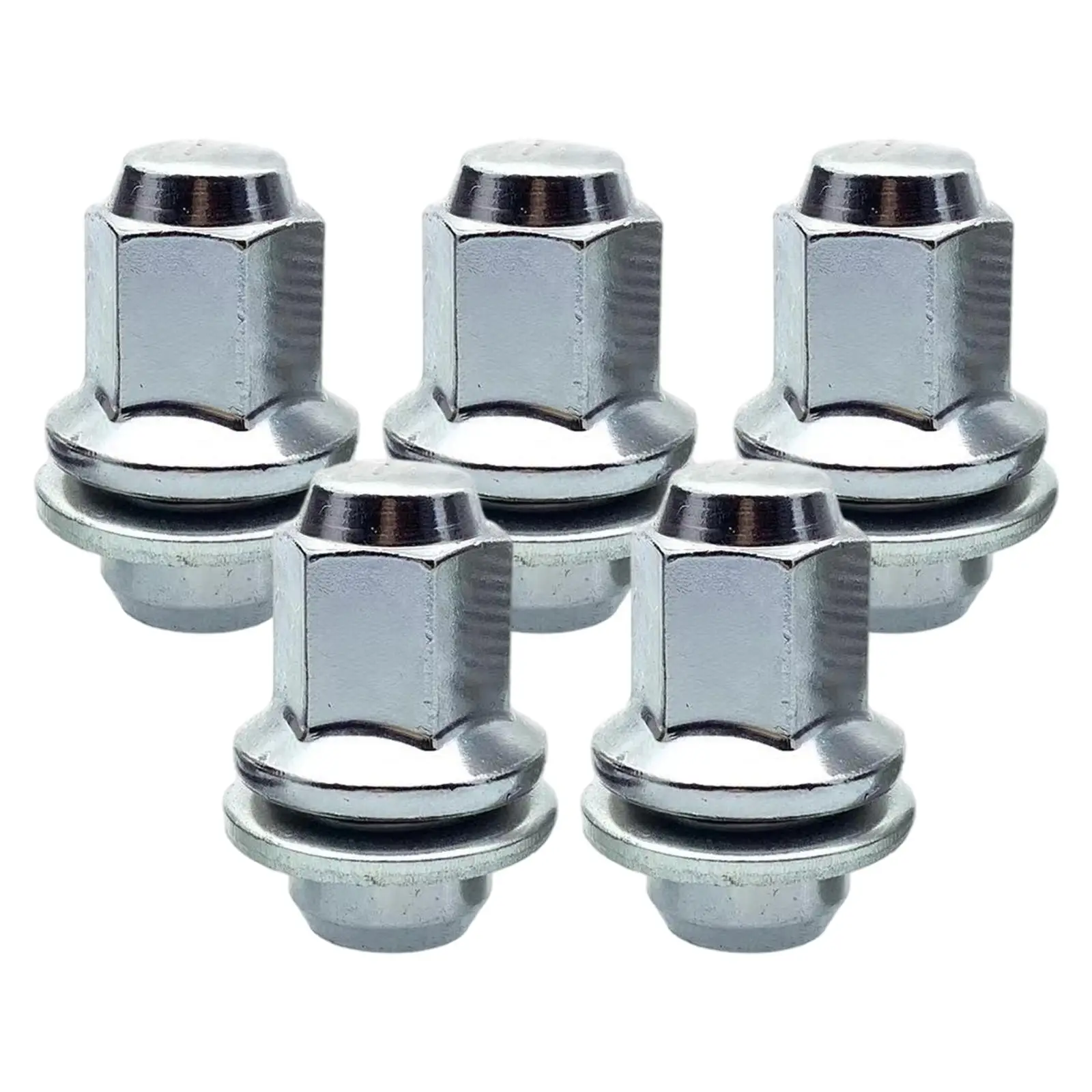 5 Pieces Car Wheel Lug Nut Set Rustproof Stainless Steel Wheel Tire Lug