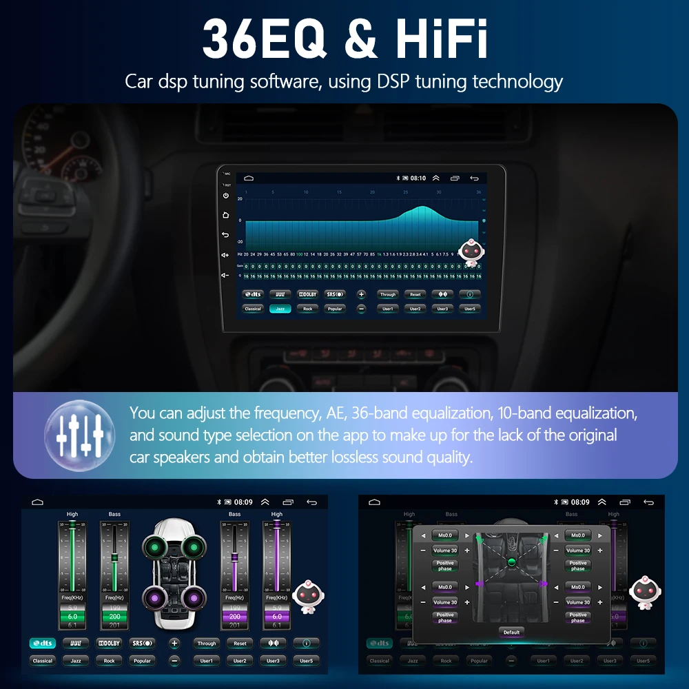 Podofo 9 "CarPlay Android Auto Radio para Hyundai I20 2015-2018 navegación reproductor Multimedia GPS estéreo 4G WIFI BT Autoradio RDS 5