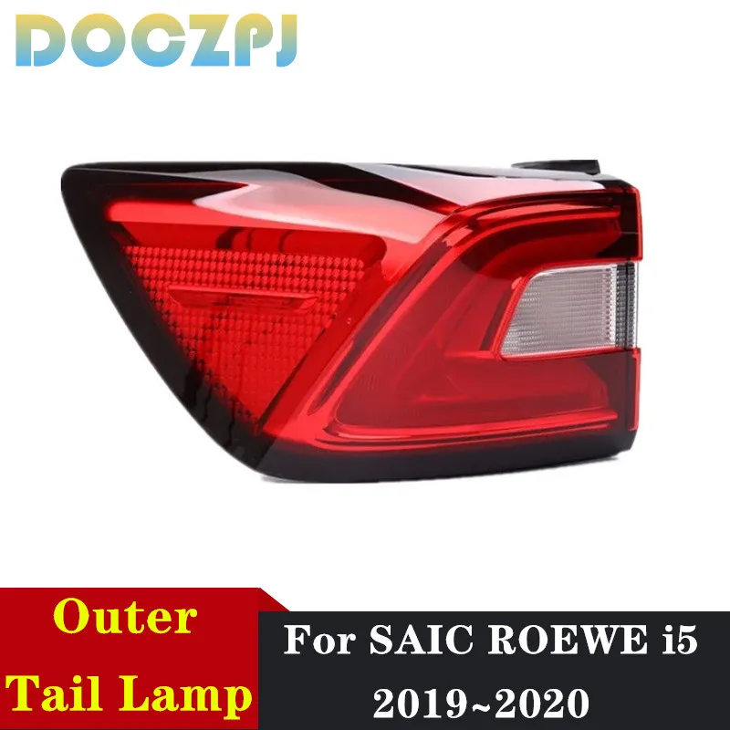 

Car Rear Bumper Outer Brake Taillight Assembly For SAIC ROEWE i5 New MG5 2019 2020 Stop Warming Tail Lamp