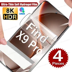 4PCS Hydrogel Screen & Lens Protector - Soft HD Film - Hydrogel Film