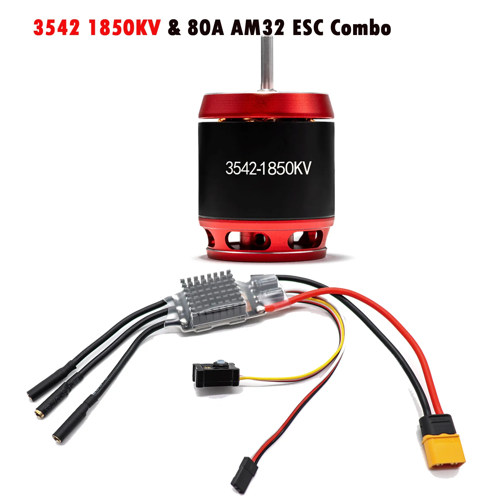 トラクサス　ブラシレスモーター　ESC 3セル対応 RCクローラー用ブラシレスモーター,am32,80aプログラム,esc,防水,3520