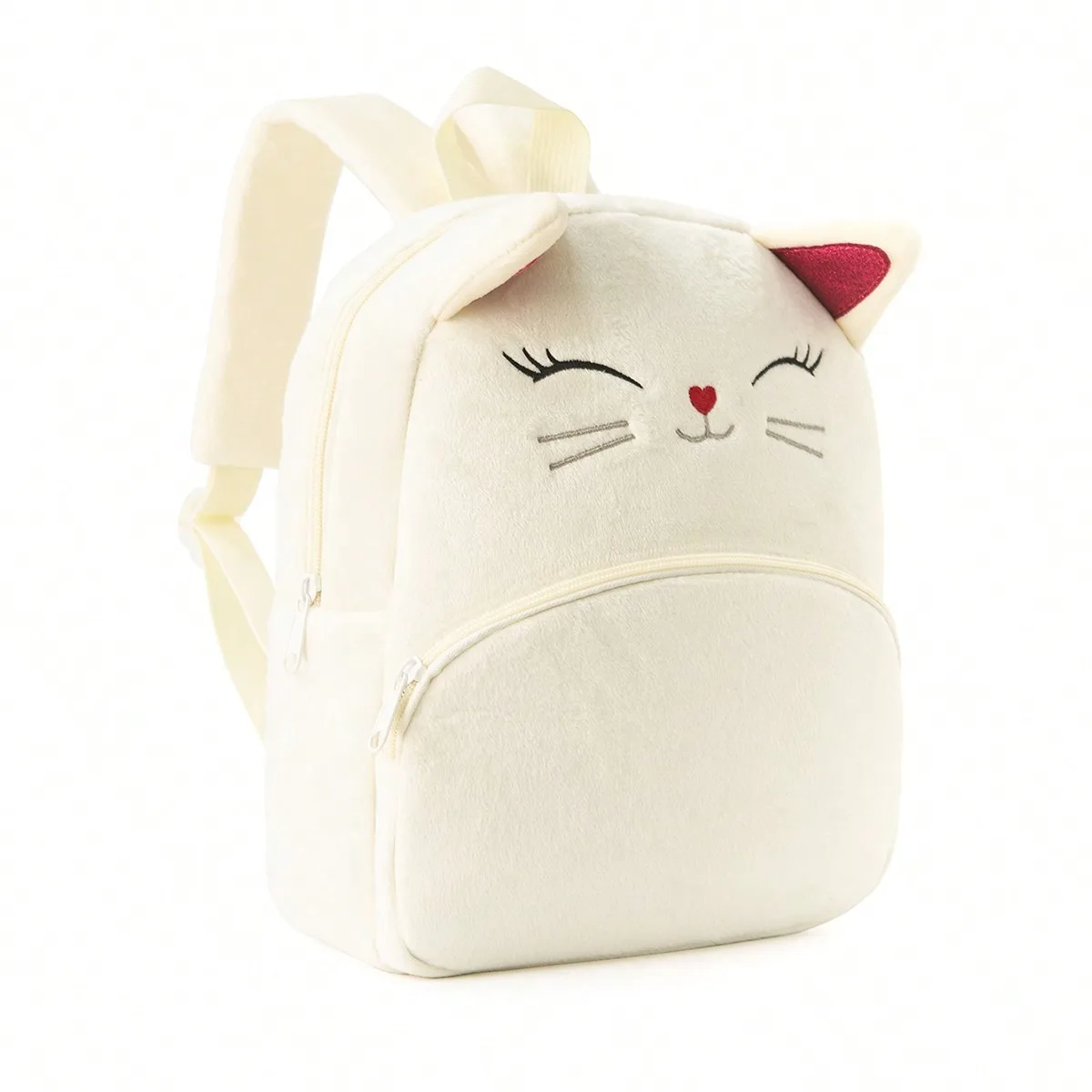 Cross-border hot sale cartoon multi-colored animal children's backpack street stall supply backpack kindergarten plush backpack 3